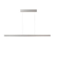 LED-HÄNGELEUCHTE Aera 143/180/9,5 cm  - Nickelfarben, Design, Metall (143/180/9,5cm) - Grossmann