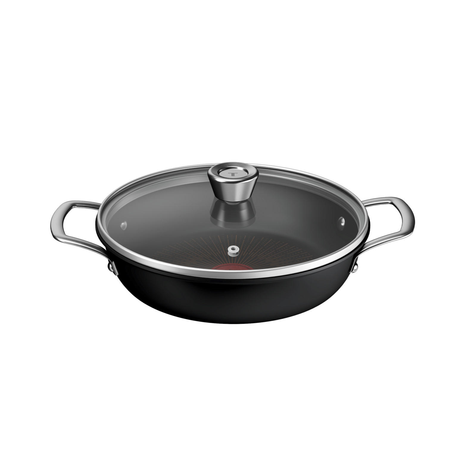 PONEV ZA PRAŽENJE Tefal Excellence+ 24 cm  - črna, Basics, kovina (24cm) - Tefal