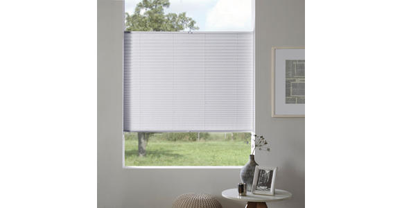 PLISSEE 100/130 cm - Weiß, Design, Textil (100/130cm) - Homeware