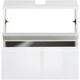 WASCHBECKENUNTERSCHRANK 60/53/35 cm  - Weiß, Design, Holzwerkstoff (60/53/35cm) - Xora