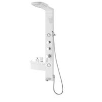 DUSCHKABINE 37,5/135,7/52 cm  in Chromfarben  - Chromfarben, KONVENTIONELL, Kunststoff (37,5/135,7/52cm) - Sanotechnik