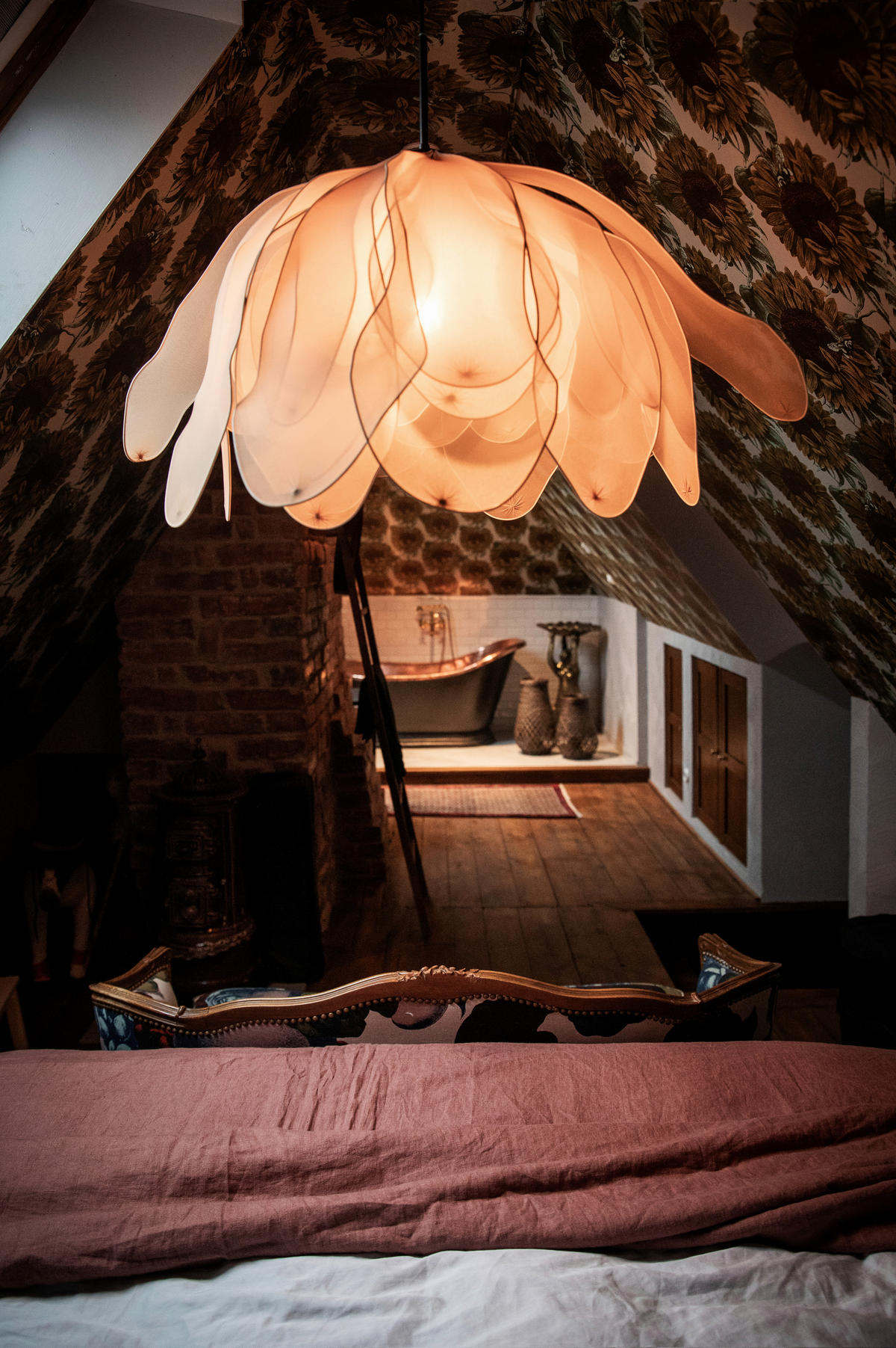 HÄNGELEUCHTE 80/59 cm  - Beige, Design, Textil (80/59cm) - By Rydéns