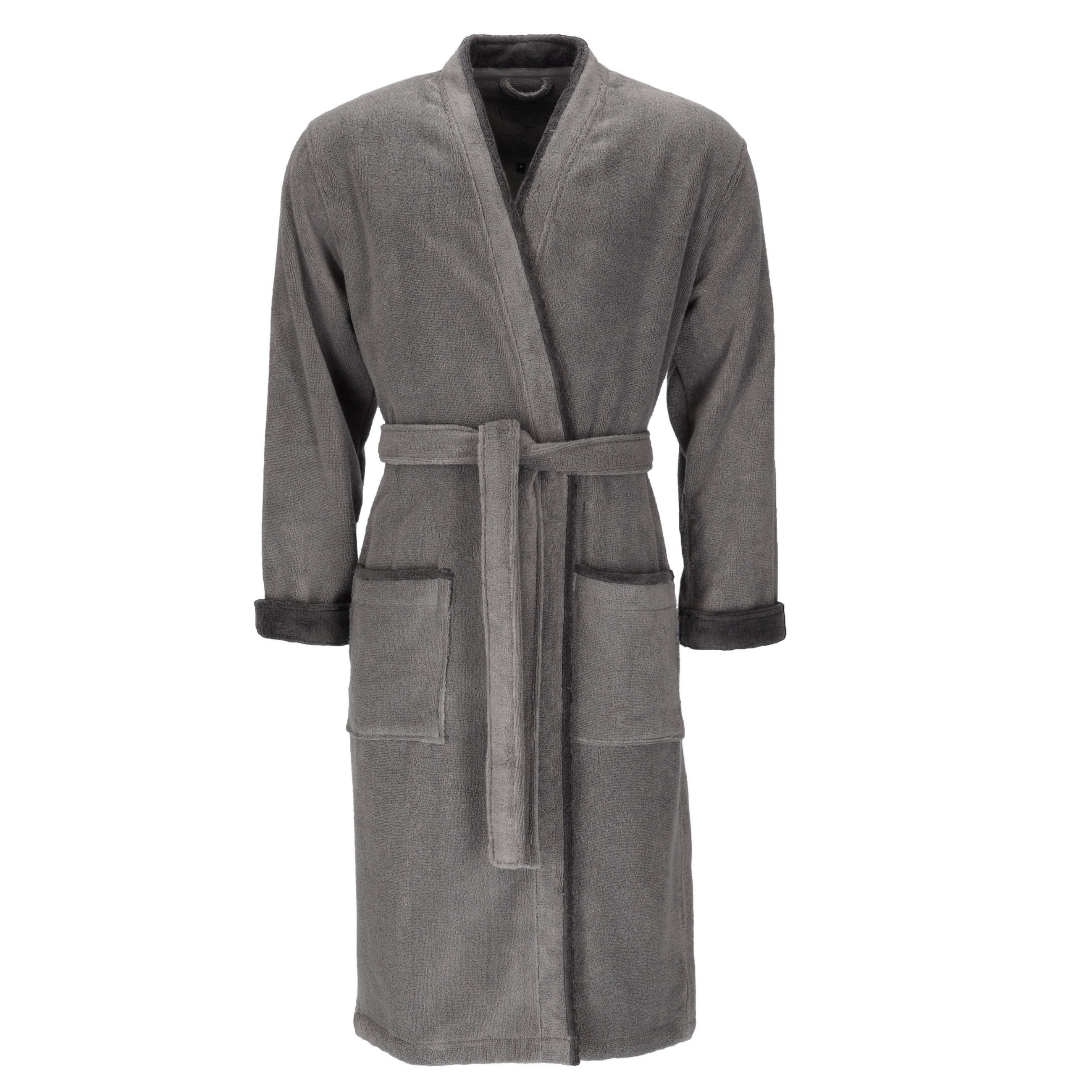 BADEMANTEL 56-58 Herren  - Grau, Basics, Textil (56-58null) - Vossen