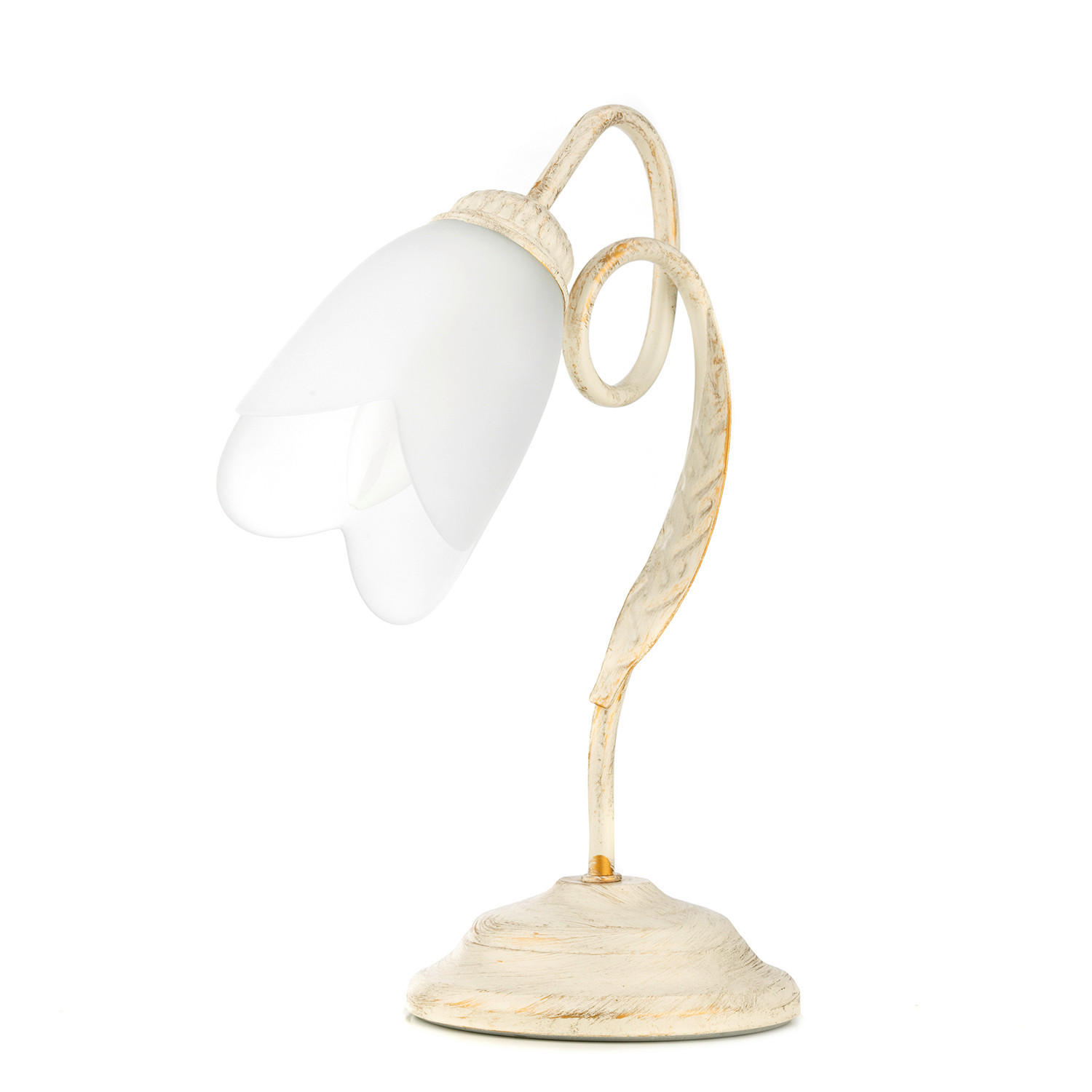 XXXLutz Tischleuchte Weiß 33 cm