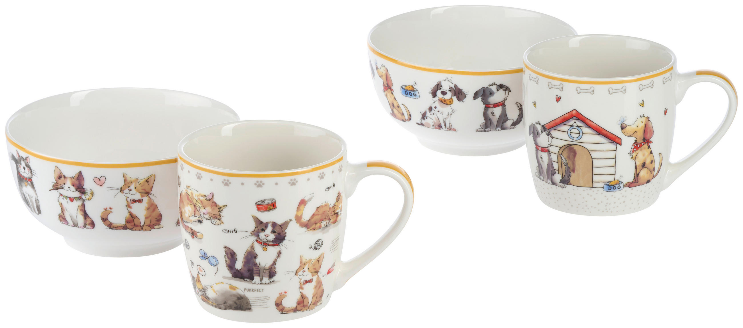 HRNEK NA KÁVU porcelán (new bone china) keramika  - vícebarevná, Lifestyle, keramika - Novel