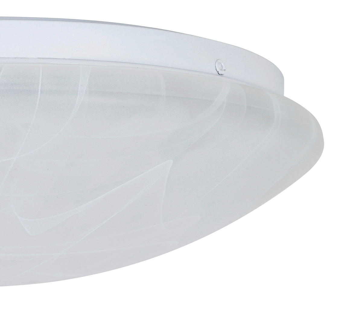 STROPNÍ LED SVÍTIDLO, 26/8 cm  - bílá/alabastrová, Basics, kov/plast (26/8cm) - Boxxx
