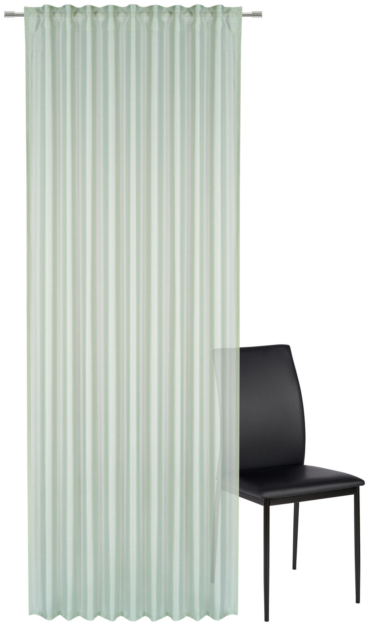 GOTOVA ZAVJESA zelena 135/245 cm   - zelena, Basics, tekstil (135/245cm) - Esposa