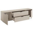LOWBOARD  in 180/47/40 cm  - Kaschmir/Schwarz, Basics, Holzwerkstoff/Kunststoff (180/47/40cm) - Carryhome