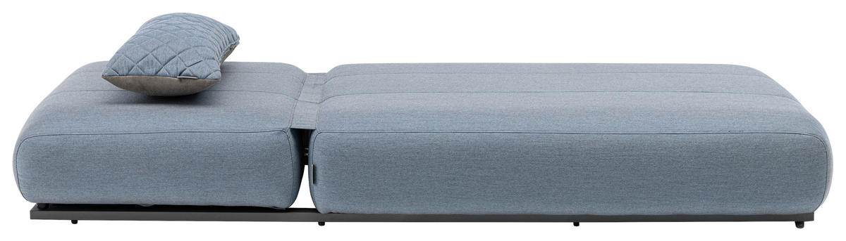 SONNENLIEGE 90/33/213 cm  - Anthrazit/Silberfarben, Basics, Kunststoff/Textil (90/33/213cm) - Kettler