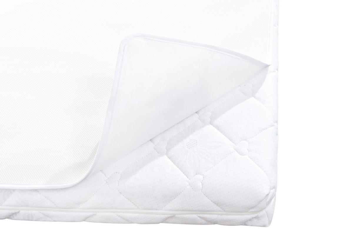 BABYMATRATZENAUFLAGE 70/140 cm  - Weiss, Basics, Textil (70/140cm) - Träumeland