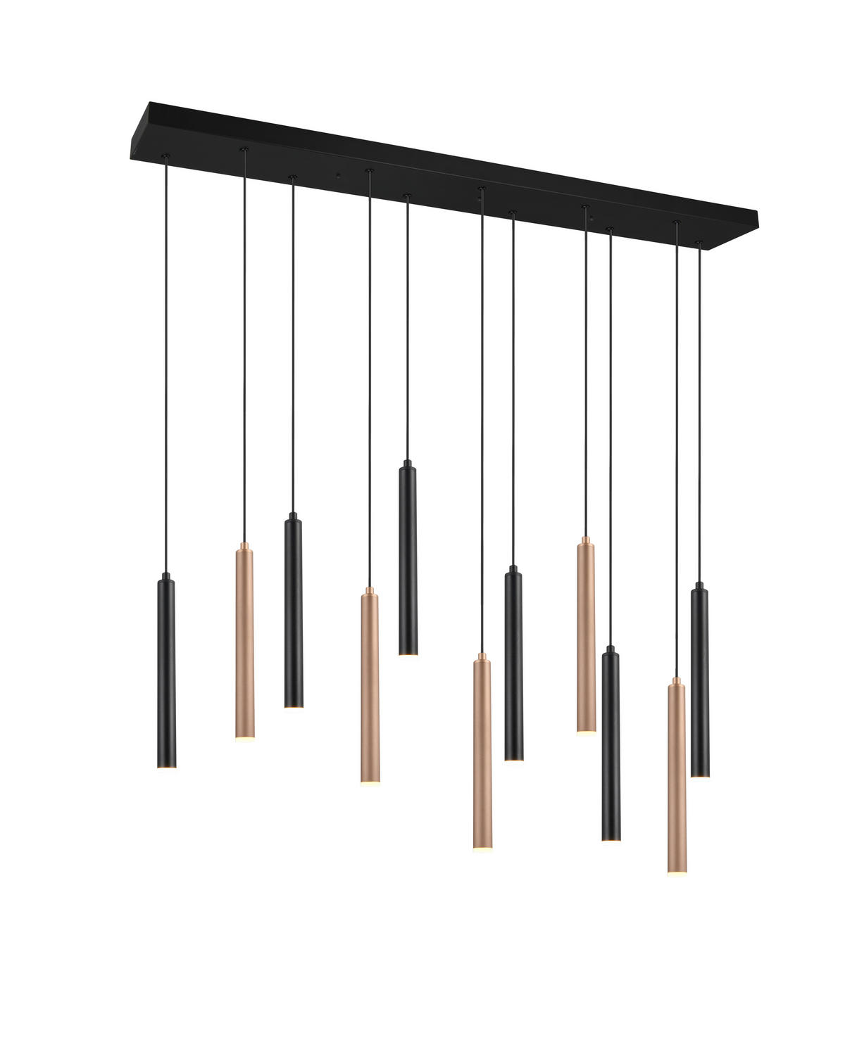 ZÁVĚSNÉ LED SVÍTIDLO, 115/15/150 cm  - bílá/černá, Design, kov/plast (115/15/150cm) - Musterring