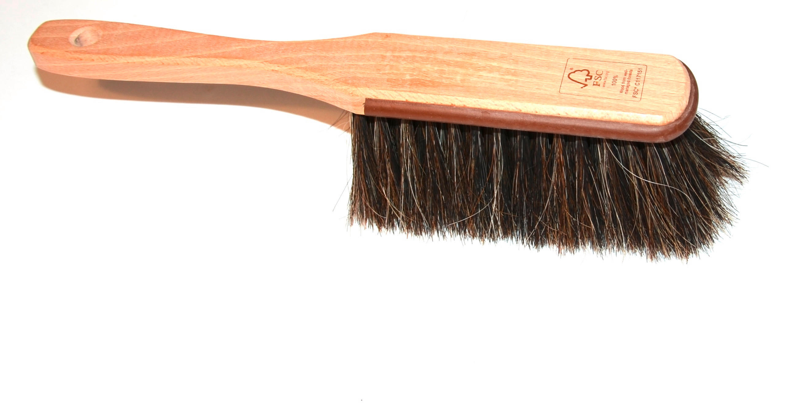 PERIE DE CURĂȚARE - culoare lemn fag, Basics, materiale naturale/lemn (30cm)