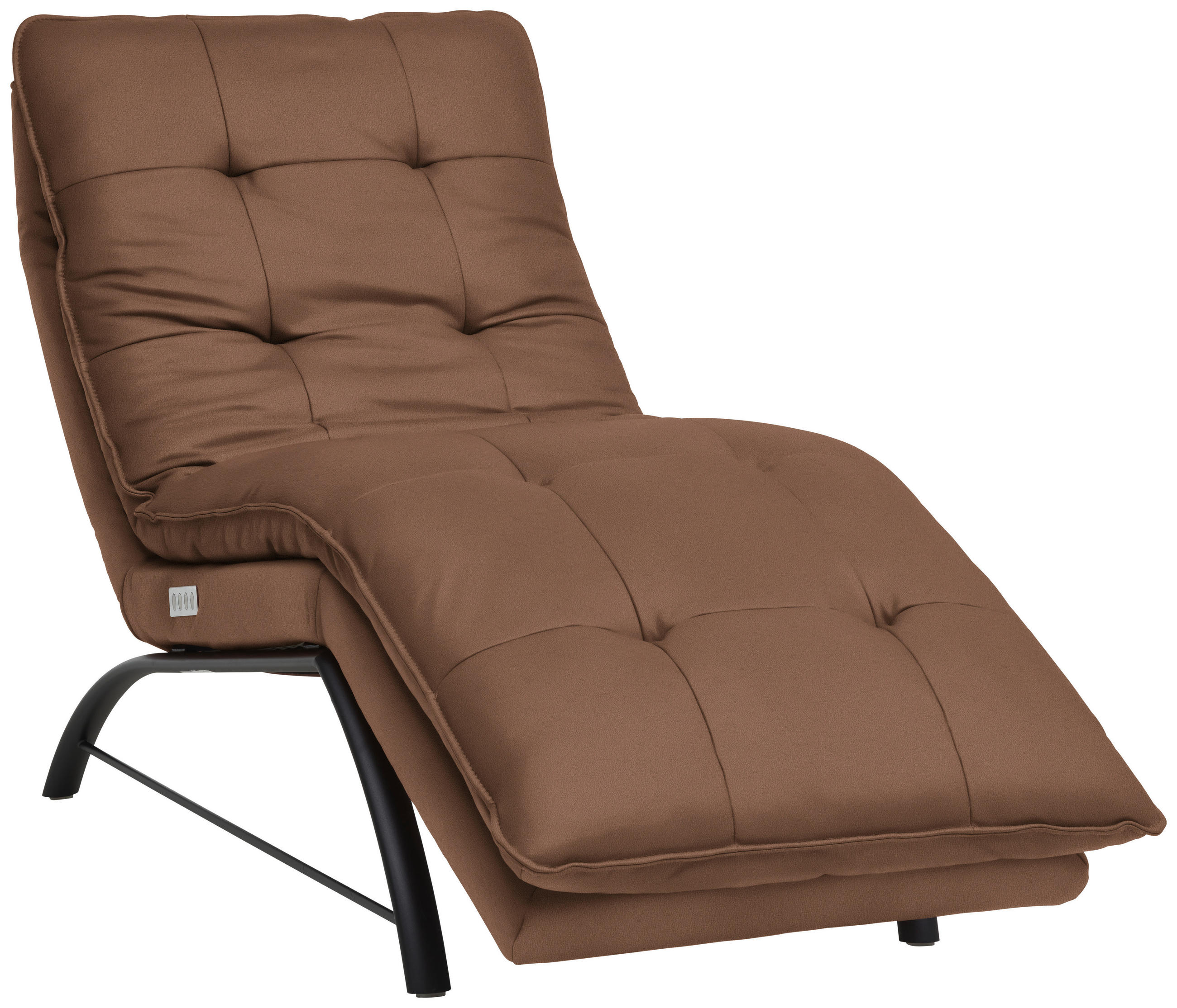 LIEGE in Echtleder Braun  - Schwarz/Braun, Design, Leder/Metall (75/110/190cm) - Chilliano
