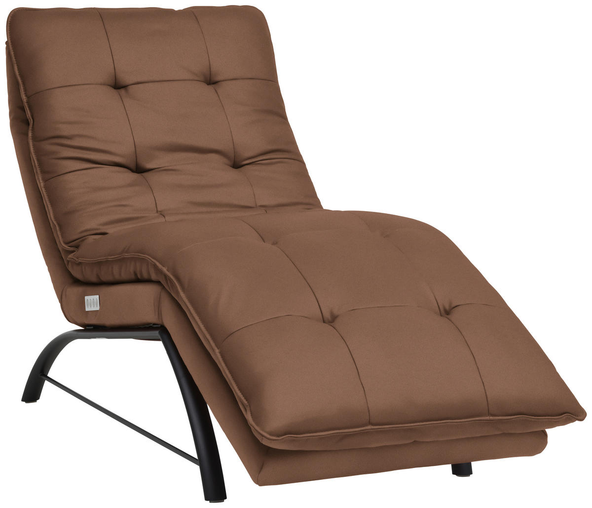 LIEGE in Echtleder Braun  - Schwarz/Braun, Design, Leder/Metall (75/110/190cm) - Chilliano