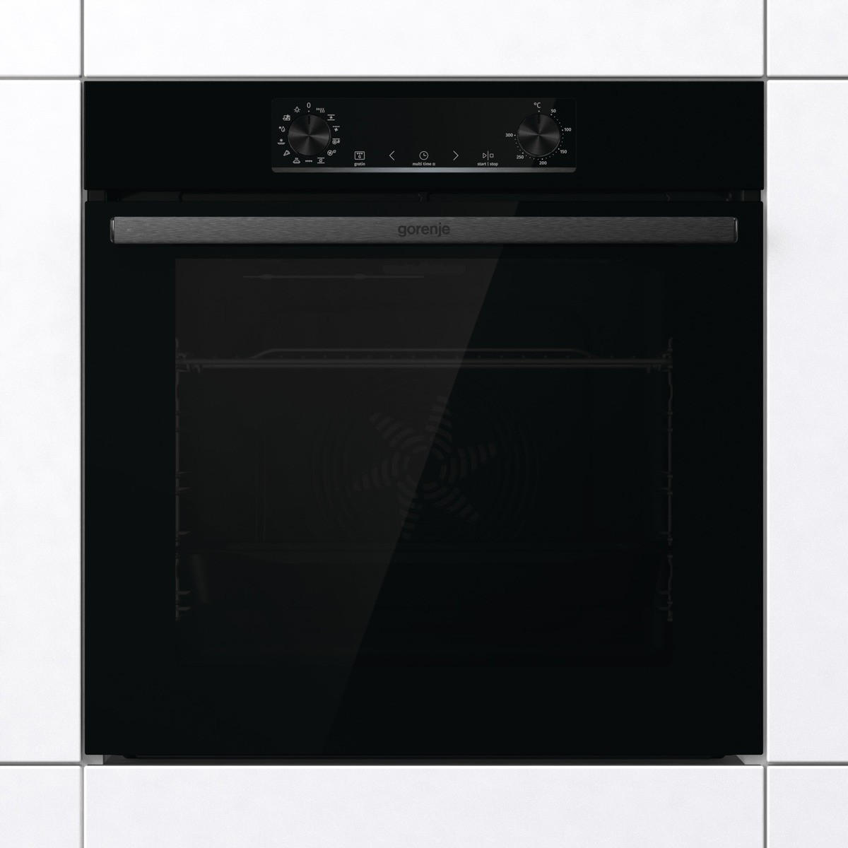 EINBAUBACKOFEN BOS6737E02B  - Schwarz, Trend (59,5/59,5/56,4cm) - Gorenje