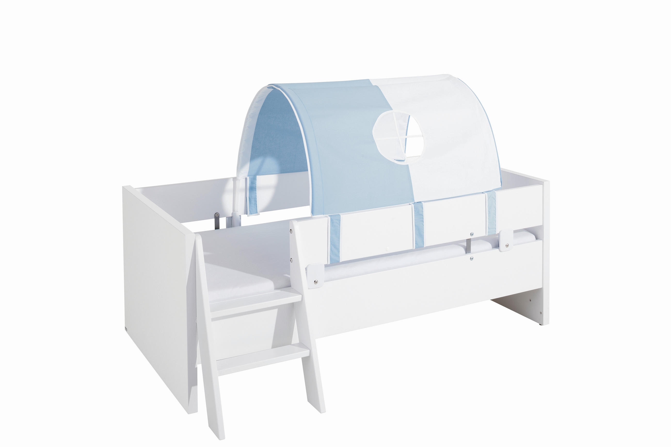 SPIELZELT - Weiß/Hellblau, Basics, Textil (77,0/37,0/75,0cm) - Paidi