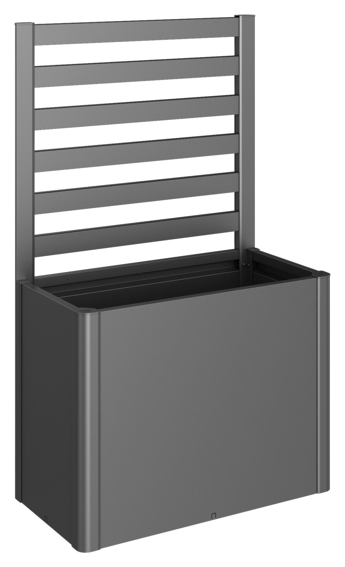 RANKGITTER ohne Hochbeet  - Dunkelgrau, Basics, Metall (102/91/4cm) - Biohort