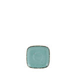 ESPRESSO-UNTERTASSE URBAN LIFE SQUARE  - Türkis, LIFESTYLE, Keramik (10,5/10,5cm) - Landscape