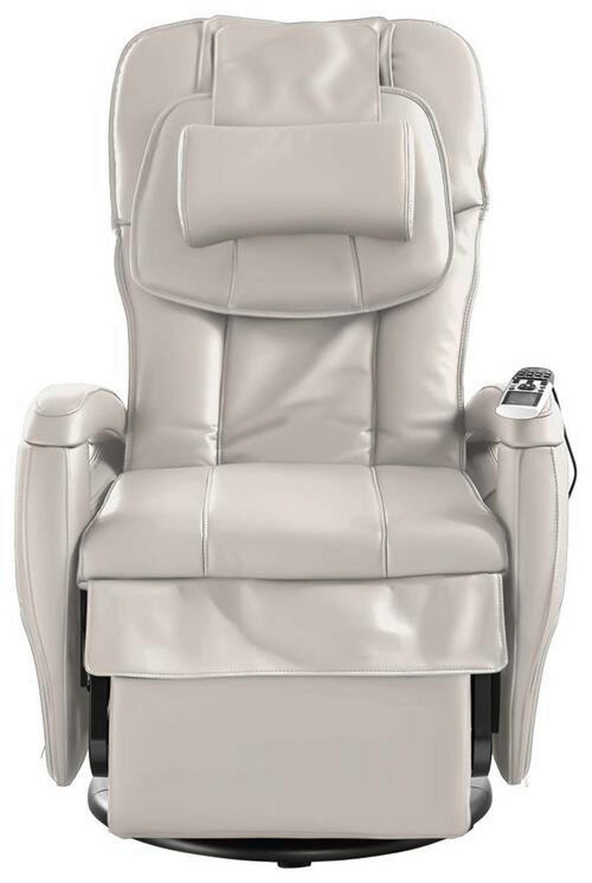 MASSAGESESSEL Lederlook Beige    - Beige, Design, Kunststoff/Textil (80/117/114cm) - Cantus