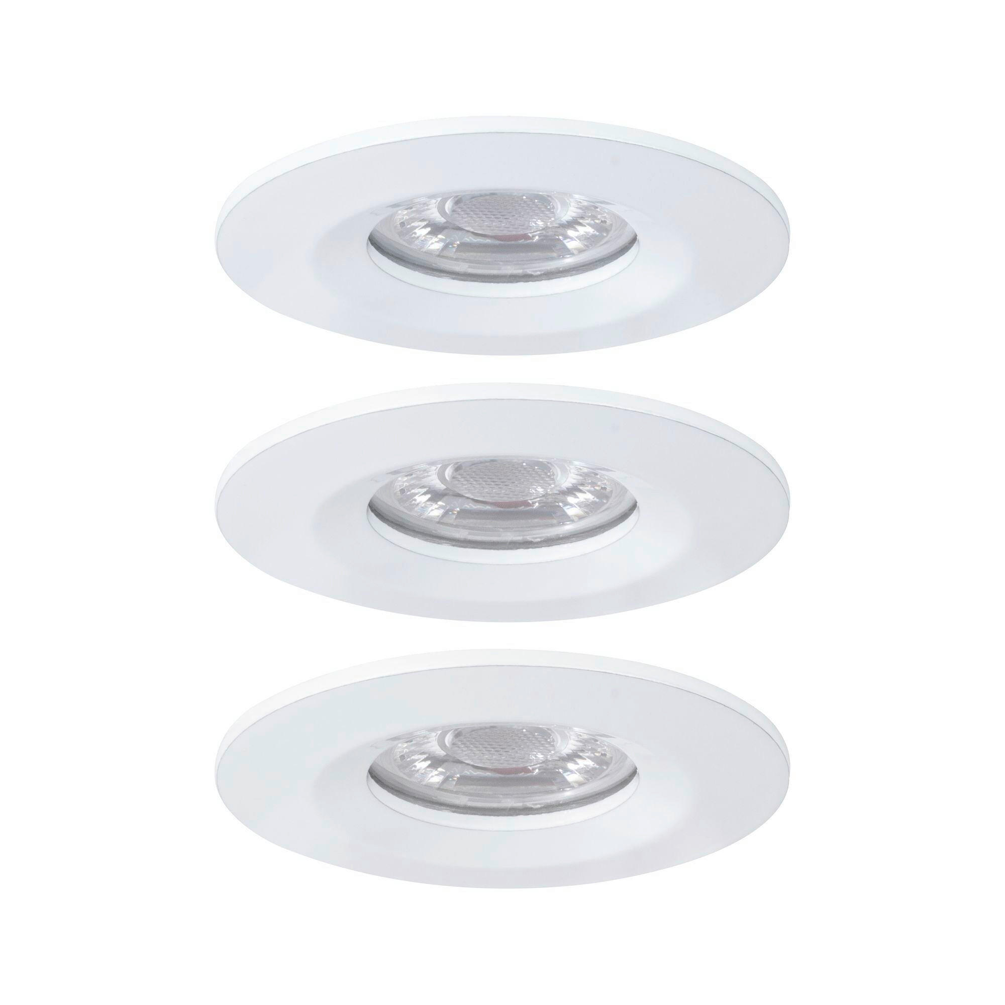 LED-DECKENLEUCHTE 6,5 cm  - Alufarben/Weiß, Basics, Metall (6,5cm) - Paulmann