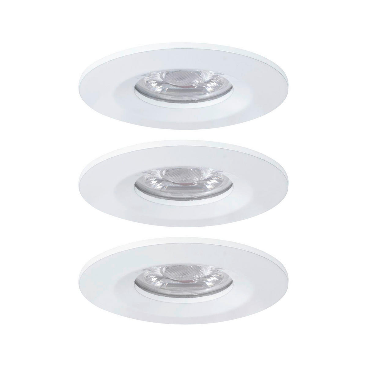 LED-DECKENLEUCHTE 6,5 cm  - Alufarben/Weiß, Basics, Metall (6,5cm) - Paulmann