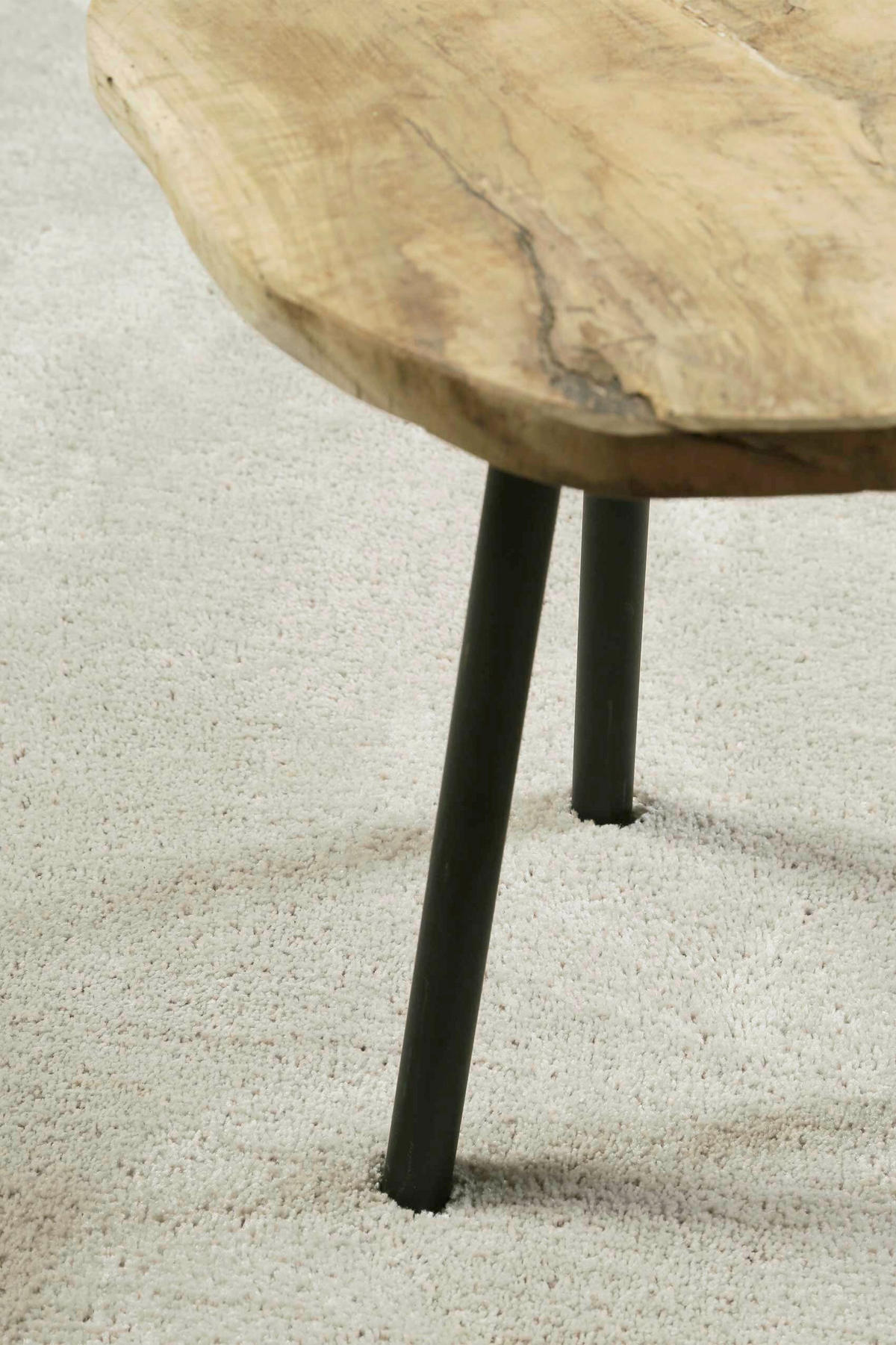 HOCHFLORTEPPICH 200 cm #relaxx Creme rund  - Creme, KONVENTIONELL, Textil (200cm) - Esprit