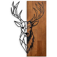 OBJEKTBILD 58/33 cm  - Schwarz/Braun, Basics, Holzwerkstoff (58/33cm)