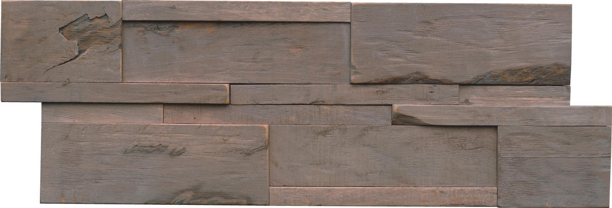 WANDVERKLEIDUNG - Grau, Basics, Holz (56/20/2cm)