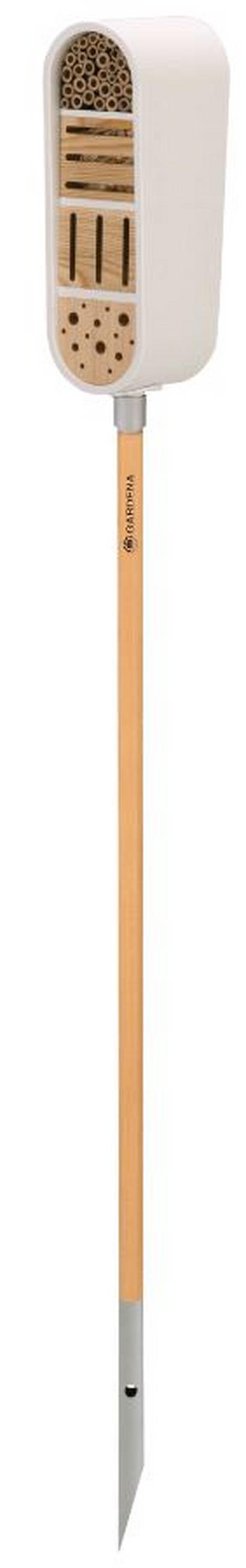 CLICK UP INSEKTENHOTEL - Naturfarben/Weiß, Basics, Holz/Kunststoff (12,7/16,2/37,8cm) - Gardena
