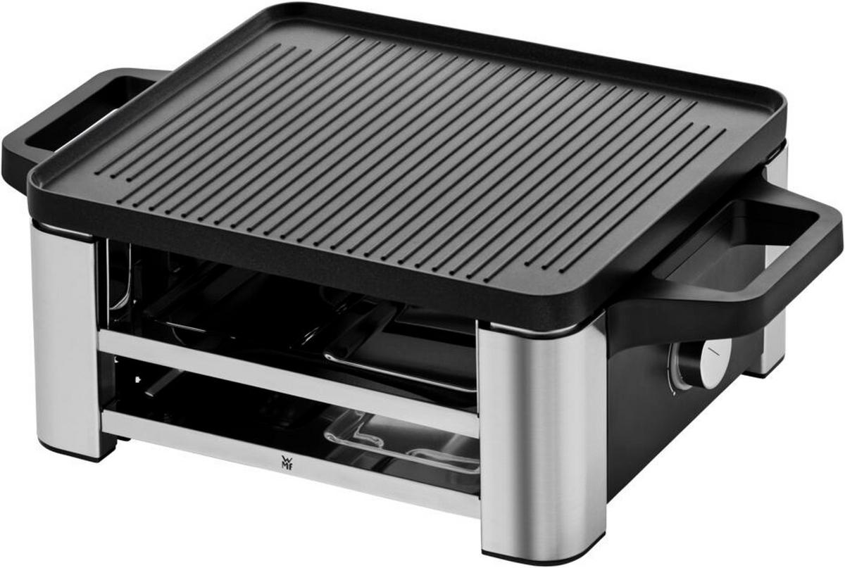 RACLETTE-GRILL Lono  - Silberfarben/Schwarz, Design, Metall - WMF