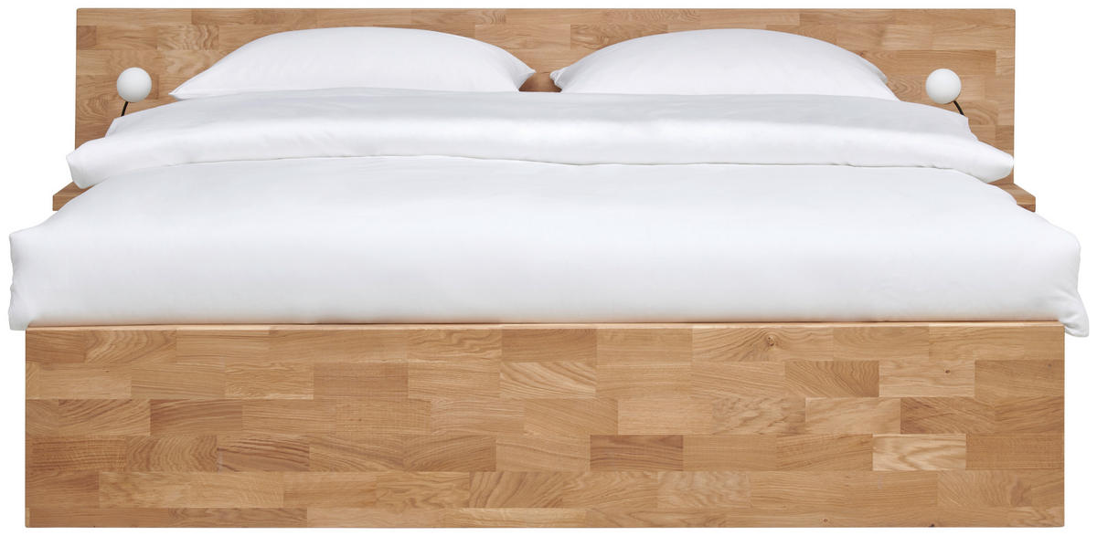 BETT 200/200 cm  in Wildeiche  - Wildeiche, Natur, Holz (200/200cm) - MID.YOU