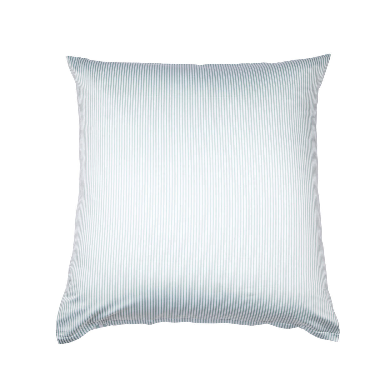 KISSENBEZUG Giorgio 80/80 cm  - Weiß/Hellgrün, KONVENTIONELL, Textil (80/80cm) - Janine