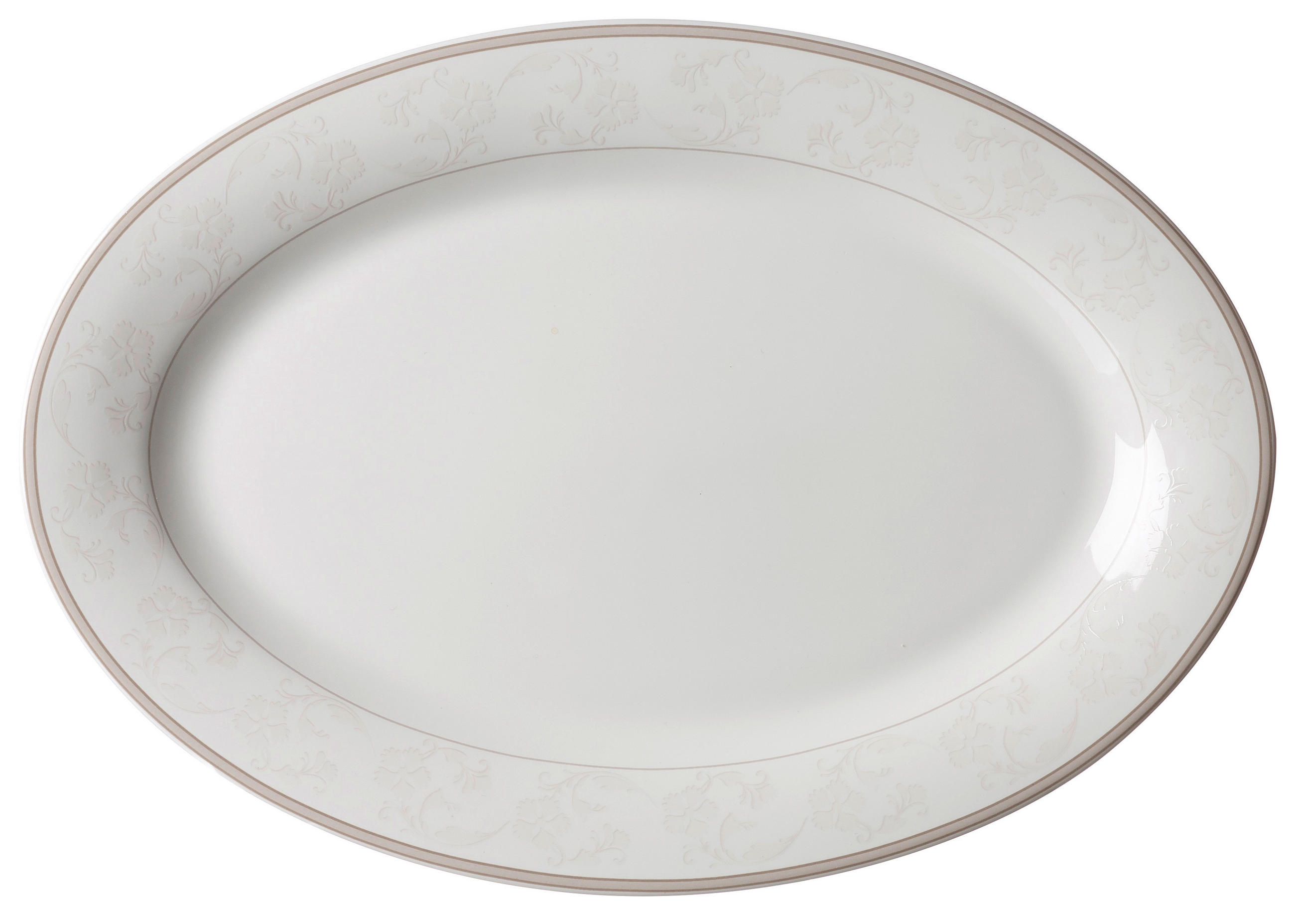 SERVIERPLATTE - Beige, Basics, Keramik (32/21cm) - Ritzenhoff Breker