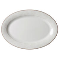 SERVÍROVACÍ PODNOS, keramika, 32/21 cm - béžová, Konvenční, keramika (32/21cm) - Ritzenhoff Breker