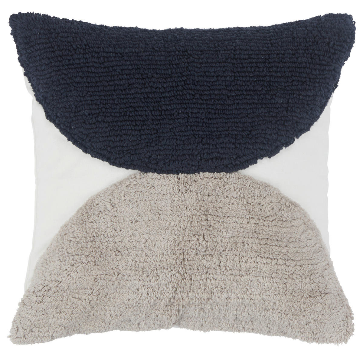 KISSENHÜLLE 45/45 cm  - Schwarz/Grau, Basics, Textil (45/45cm) - Novel