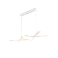 VISEČA LED-SVETILKA  CINQUE 53 W/7000 lm/2000-4000 K/230 V/ - bela, Design, kovina/umetna masa (127/41,5/80-160cm) - Cinque