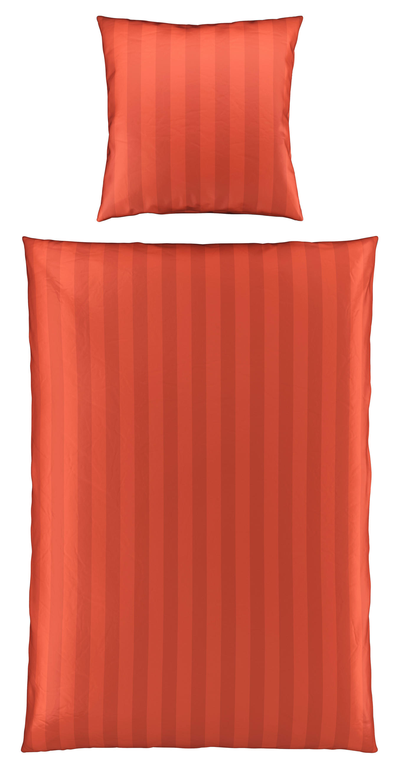 POVLEČENÍ, satén, červenohnědá, 155/220 cm - červenohnědá, Konvenční, textil (155/220cm) - Novel