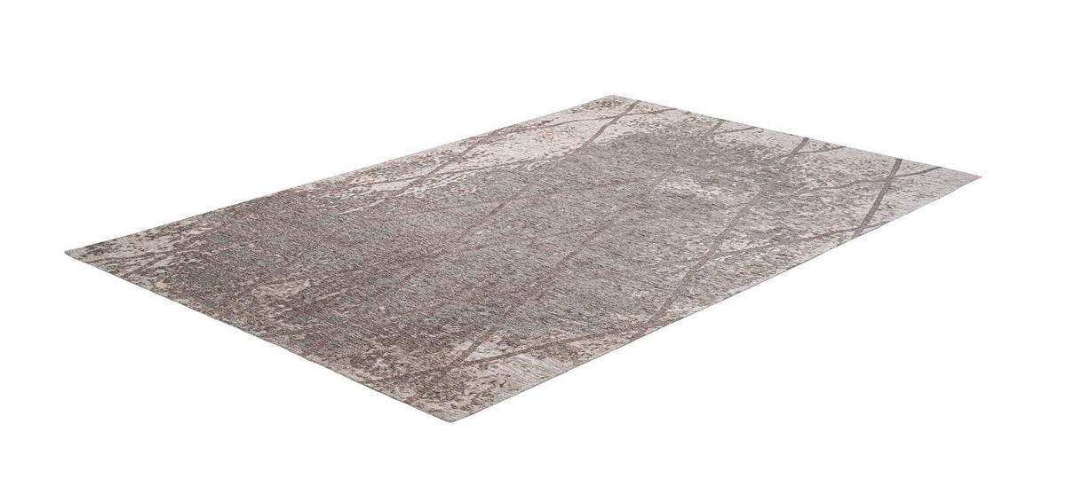 VINTAGE-TEPPICH 68/130 cm Fine Line  - Silberfarben, Design, Kunststoff/Textil (68/130cm) - Tom Tailor