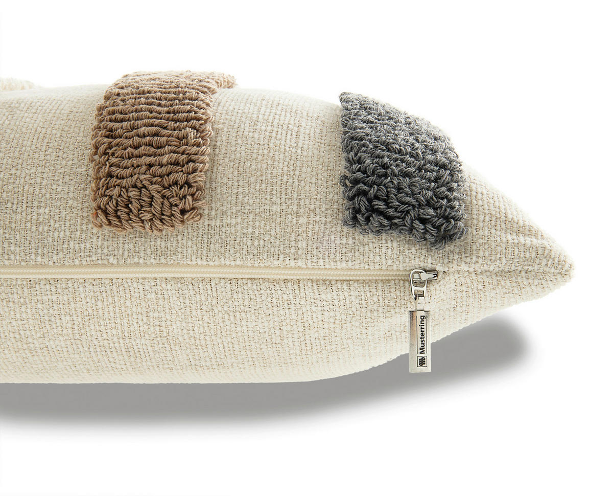 KISSENHÜLLE MR-Rythm natur 45/45 cm  - Beige/Creme, Design, Textil (45/45cm) - Musterring