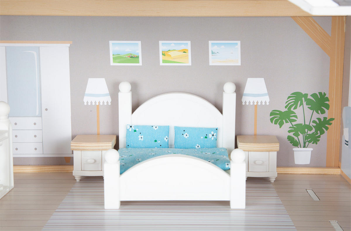 PUPPENHAUS  - Multicolor, Basics, Holz/Kunststoff (63/76/32cm) - small foot