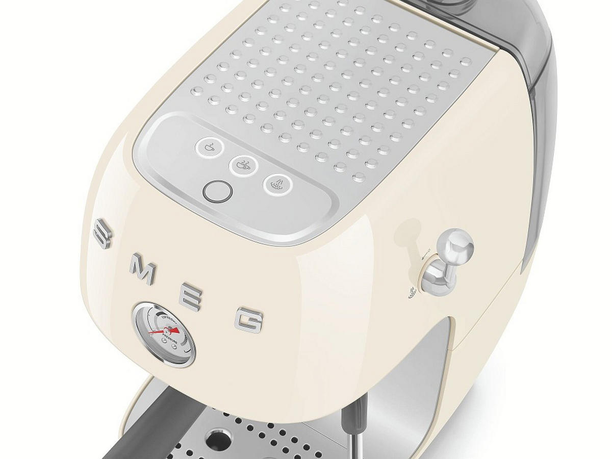 ESPRESSOMASCHINE 50´s Style  - Creme, Basics, Kunststoff/Metall - SMEG