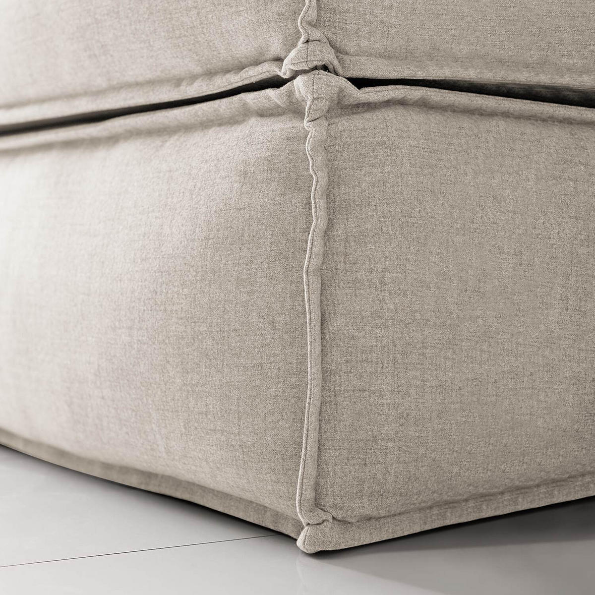 BOXSPRINGBETT 270/200 cm  in Beige  - Beige, Design, Textil (270/200cm) - home24