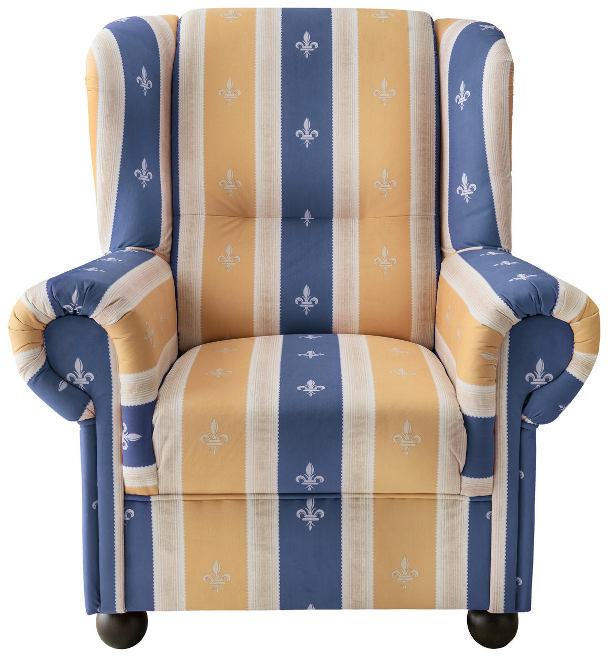 SESSELSET in Mikrofaser Blau  - Blau, Konventionell, Holz/Textil (92/102/145cm) - Livetastic