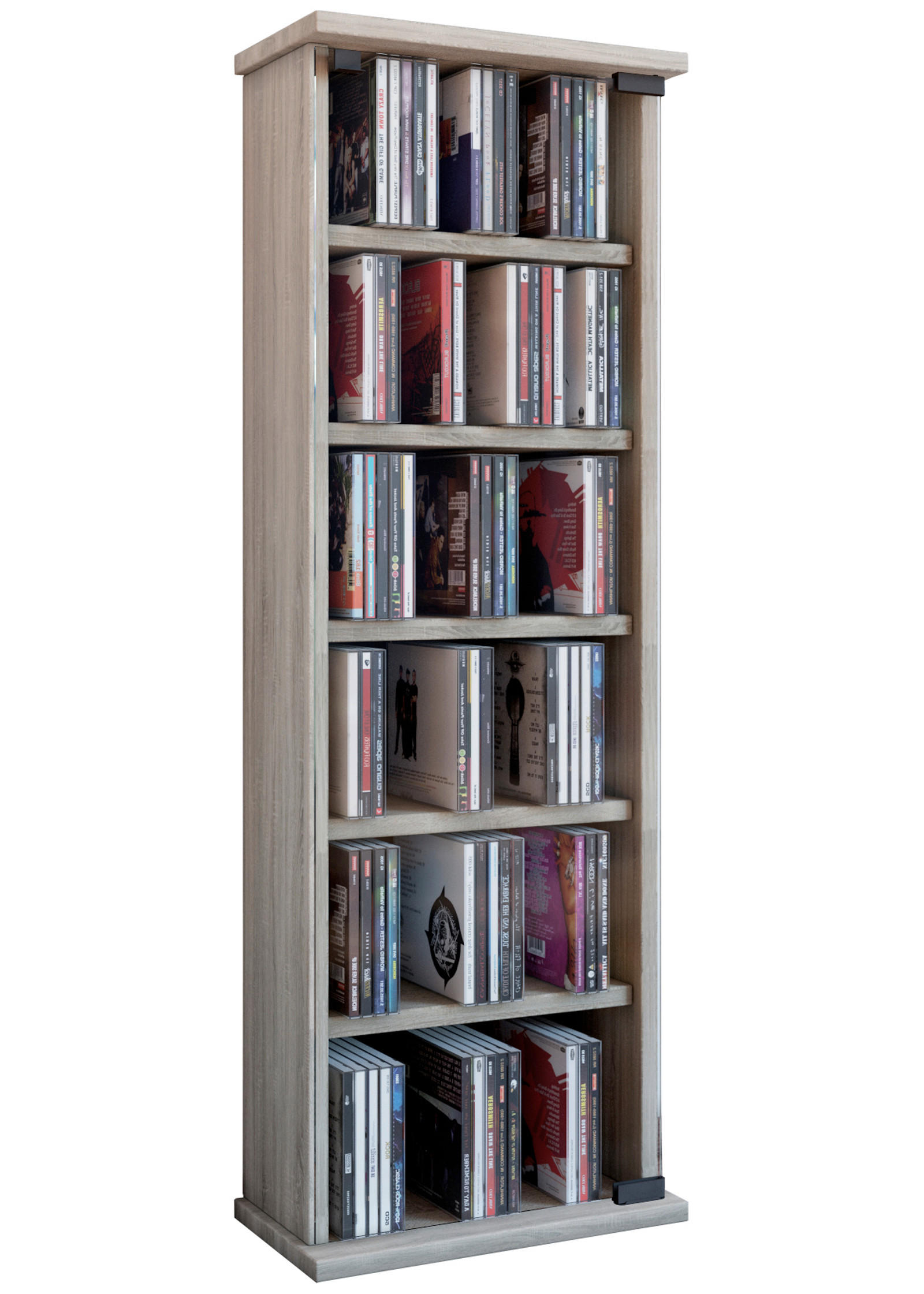 CD-REGAL Eichefarben  - Eichefarben, KONVENTIONELL, Glas/Holzwerkstoff (31/92/18cm) - MID.YOU