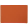 TISCHSET 30/45 cm Kunststoff   - Schwarz/Orange, Basics, Kunststoff (30/45cm) - Homeware