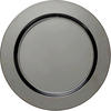 PLATZTELLER Metall 2-teilig  - Schwarz, Basics, Metall (33cm) - Echtwerk
