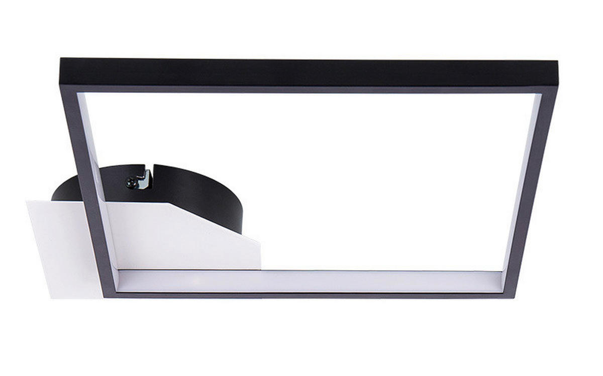 LED-DECKENLEUCHTE    29/29/4,7 cm  - Schwarz, Konventionell, Metall (29/29/4,7cm) - Globo