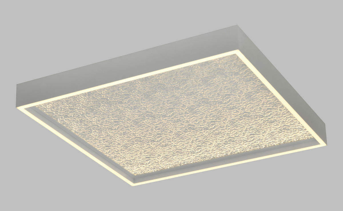 LED-DECKENLEUCHTE Bormes 60/6,5/30 cm  - Weiß, Design, Kunststoff/Metall (60/6,5/30cm)