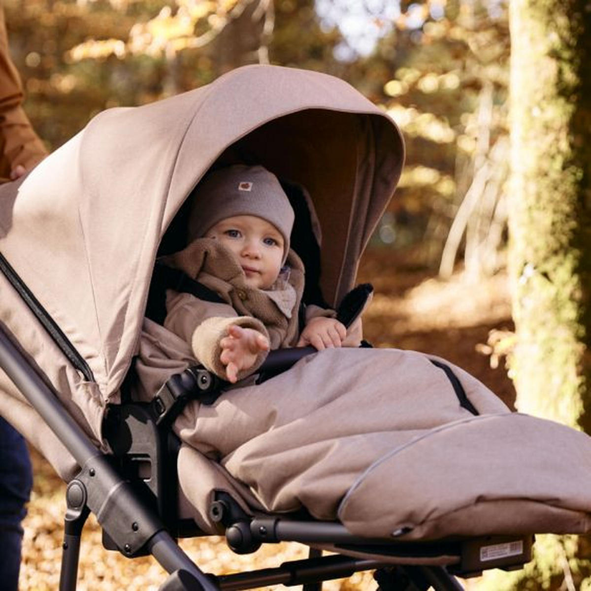 KOMBIKINDERWAGEN Salsa 5 Air  - Beige, Basics, Textil/Metall (63/118/95.5cm) - ABC Design