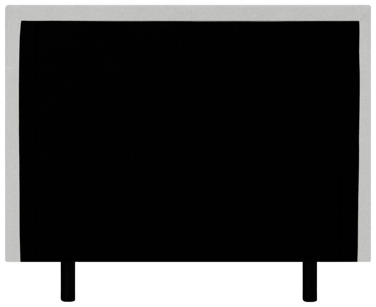 AMERICKÁ POSTEĽ, 90/200 cm, sivá - čierna/sivá, Konventionell, textil (90/200cm) - P & B